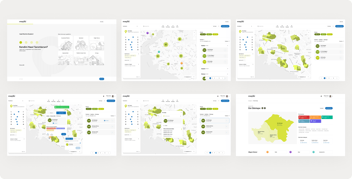 Screenshot showing the scenario 2 of user adding a pin for a location of interest for themselves.