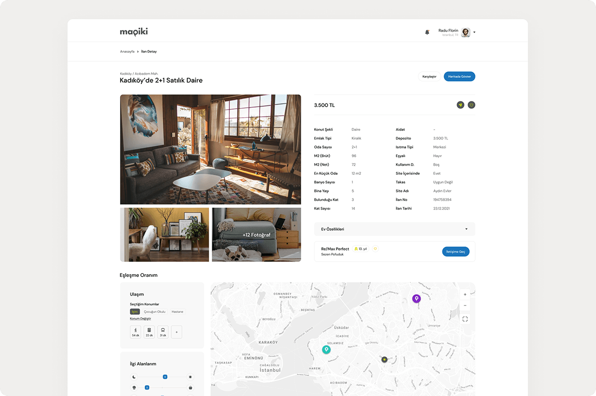 Mockup showing screenshot from Mapiki comparison page